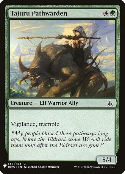 Tajuru Pathwarden, The List Reprints 145
