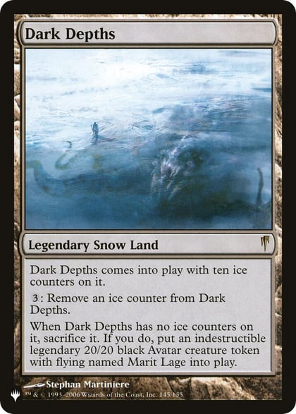 Dark Depths, The List Reprints 145/155