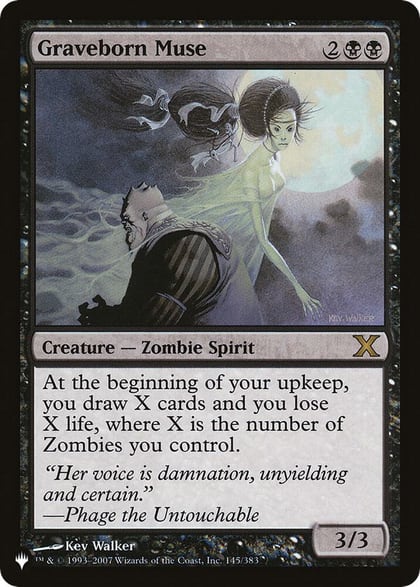 Graveborn Muse, The List Reprints 145/383