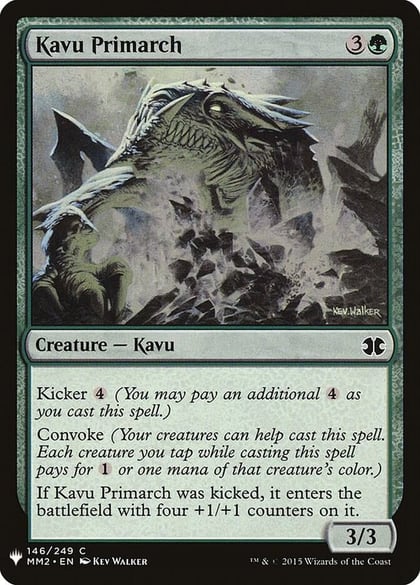 Kavu Primarch, The List Reprints 146