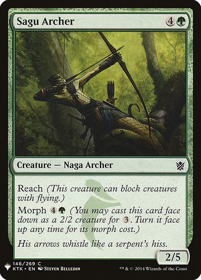 Sagu Archer, The List Reprints 146