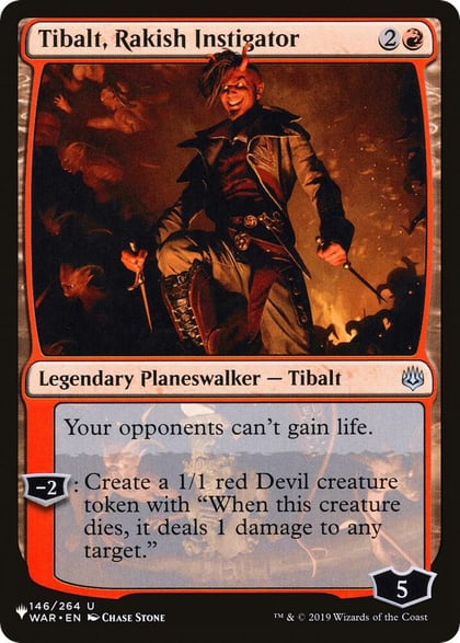Tibalt, Rakish Instigator, The List Reprints 146/264