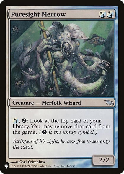 Puresight Merrow, The List Reprints 146/301