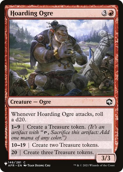 Hoarding Ogre, The List Reprints 146/281