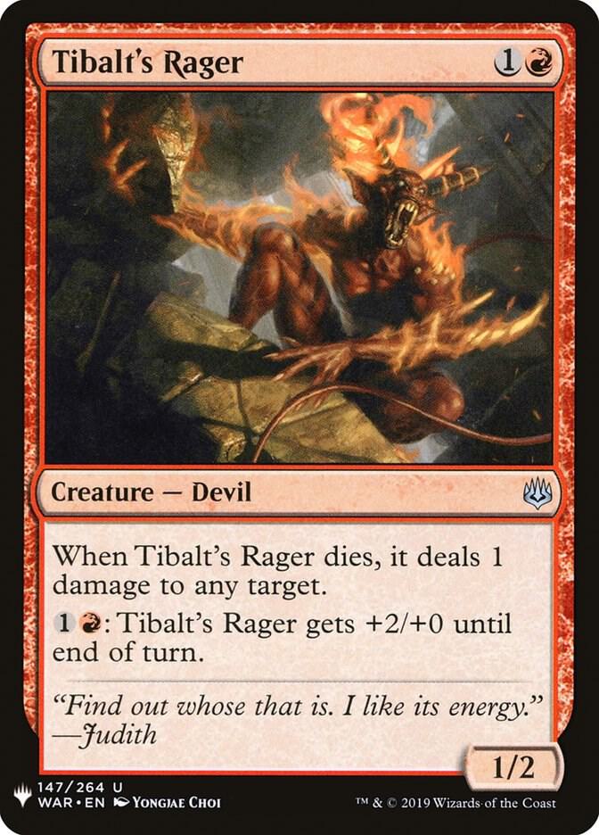 Tibalt's Rager, The List Reprints 147