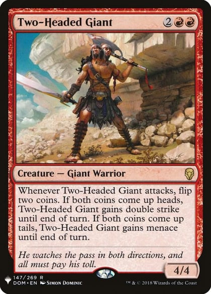 Two-Headed Giant, The List Reprints 147