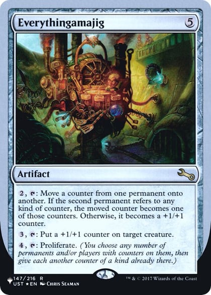 Everythingamajig (A), The List Reprints 147/216