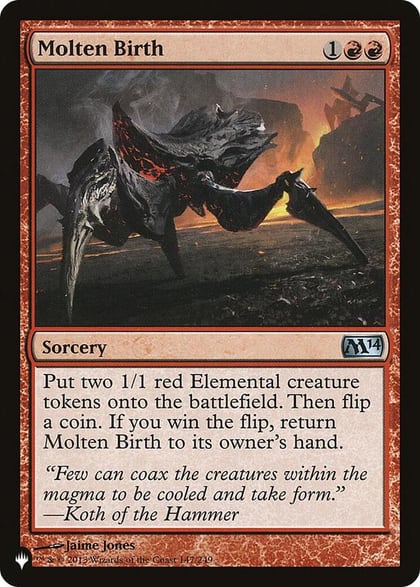 Molten Birth, The List Reprints 147/249