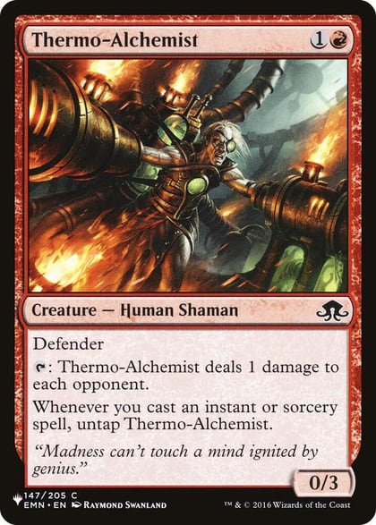Thermo-Alchemist, The List Reprints 147/205