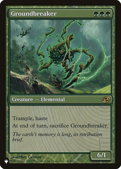 Groundbreaker, The List Reprints 148/165
