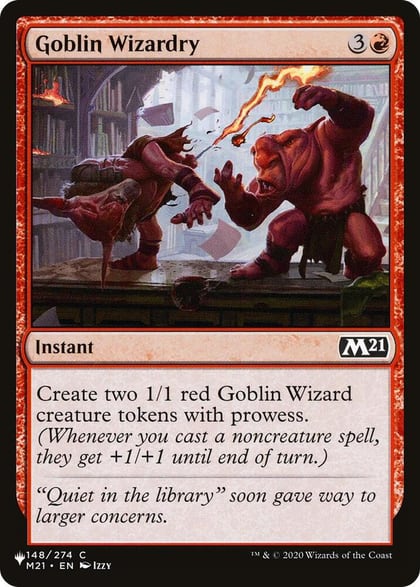 Goblin Wizardry, The List Reprints 148/274