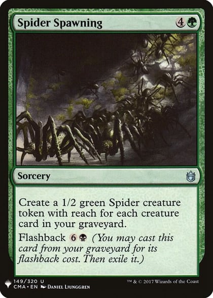 Spider Spawning, The List Reprints 149