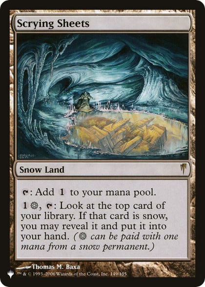 Scrying Sheets, The List Reprints 149/155