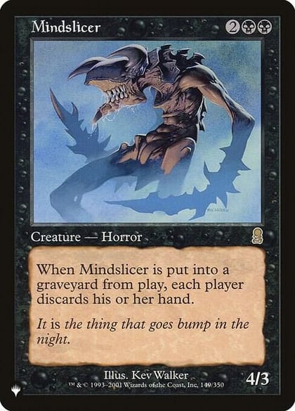 Mindslicer, The List Reprints 149/350