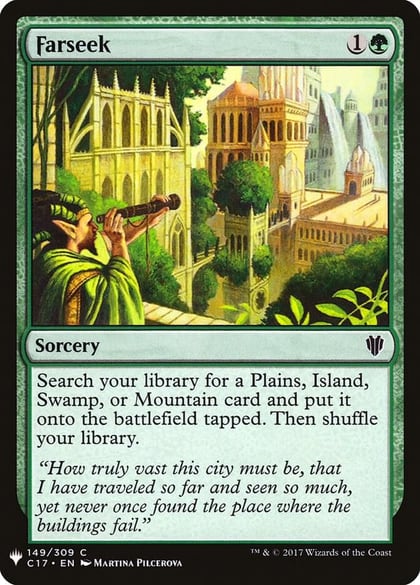 Farseek (C17), The List Reprints 149