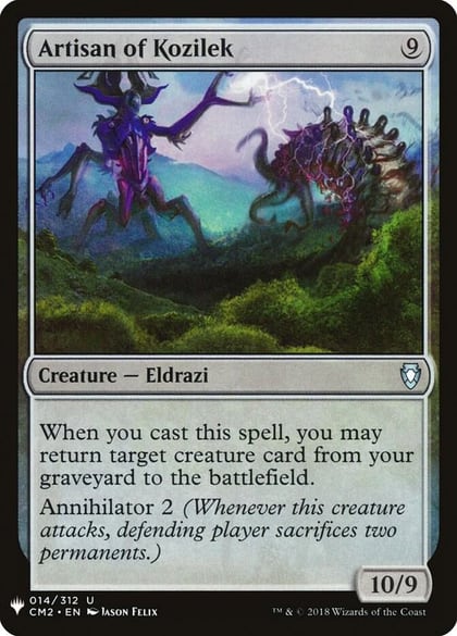 Artisan of Kozilek, The List Reprints 14