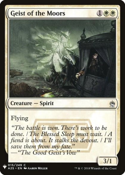 Geist of the Moors, The List Reprints 15