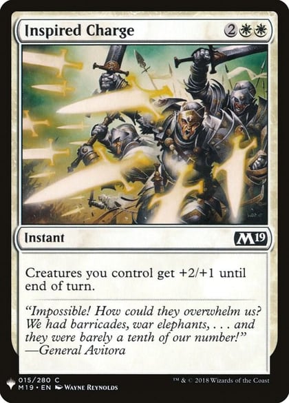 Inspired Charge, The List Reprints 15
