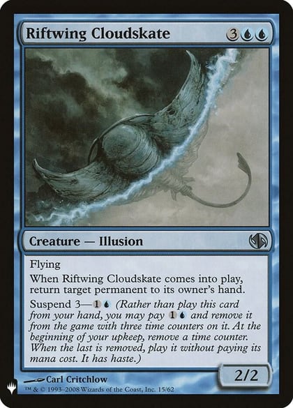Riftwing Cloudskate, The List Reprints 15
