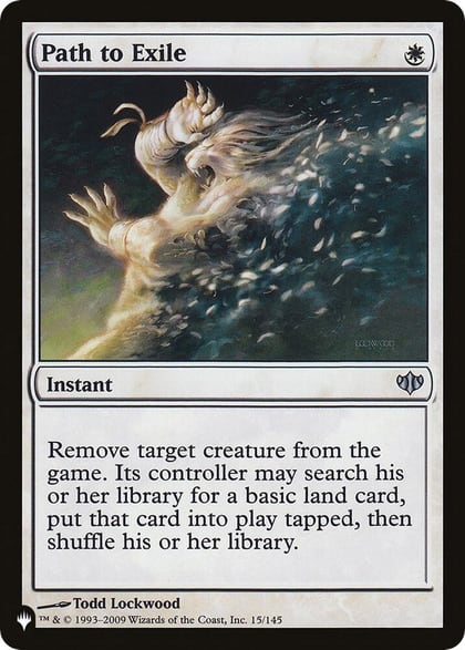 Path to Exile (CON), The List Reprints 15