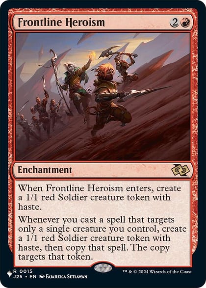 Frontline Heroism, The List Reprints 15
