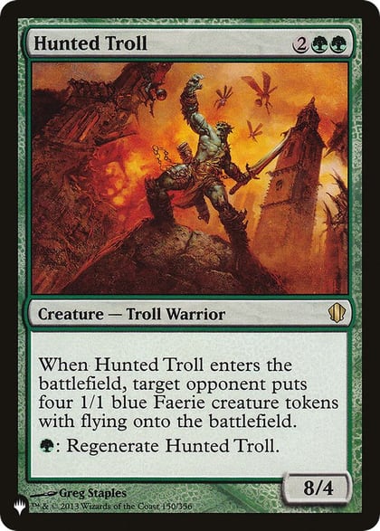 Hunted Troll, The List Reprints 150/356