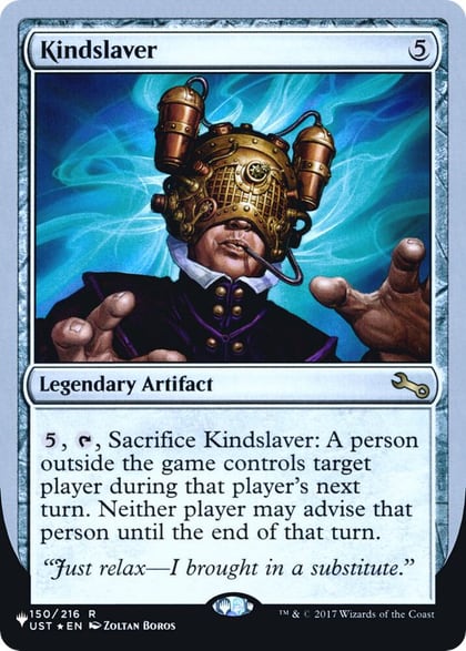 Kindslaver, The List Reprints 150/216