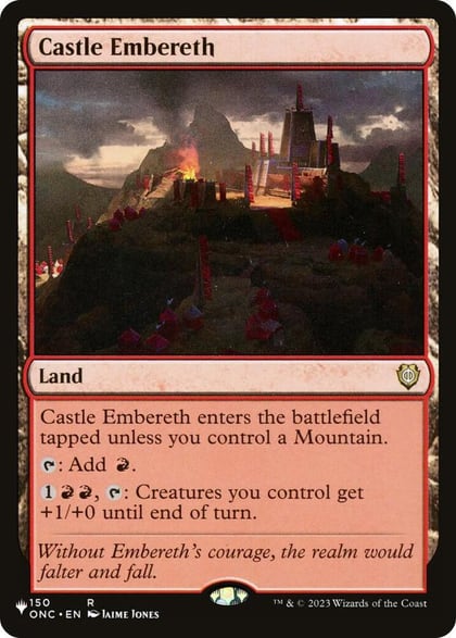 Castle Embereth, The List Reprints 150