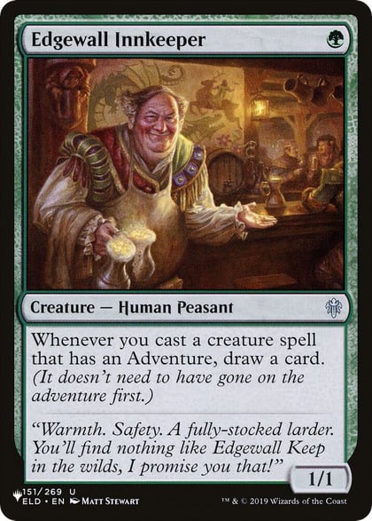 Edgewall Innkeeper, The List Reprints 151/269