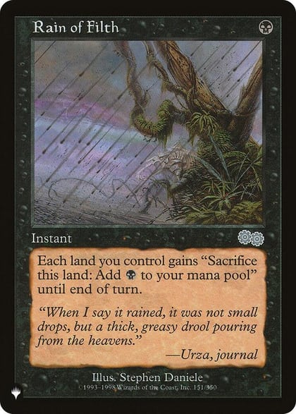 Rain of Filth, The List Reprints 151/350