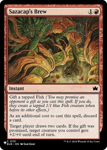 Sazacap's Brew, The List Reprints 151