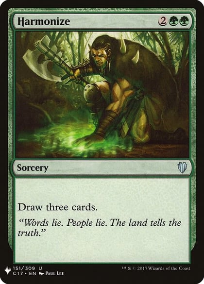 Harmonize (C17), The List Reprints 151