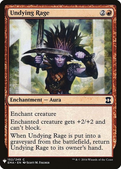 Undying Rage, The List Reprints 152