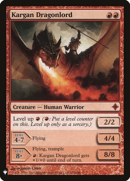 Kargan Dragonlord, The List Reprints 152