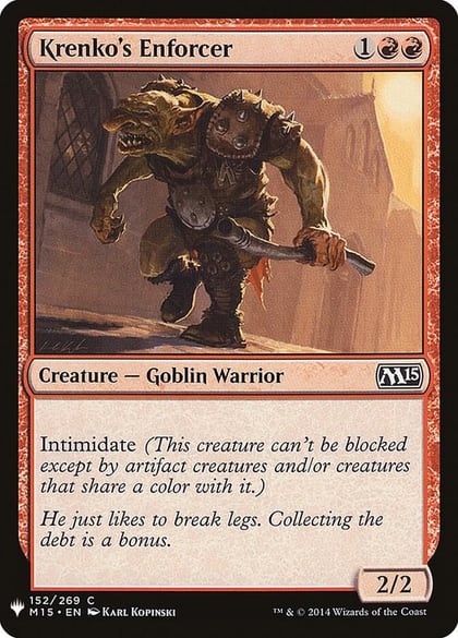 Krenko's Enforcer, The List Reprints 152