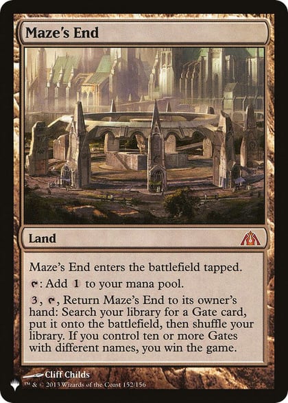 Maze's End, The List Reprints 152/156