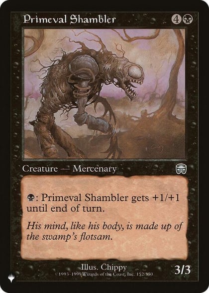 Primeval Shambler, The List Reprints 152/350