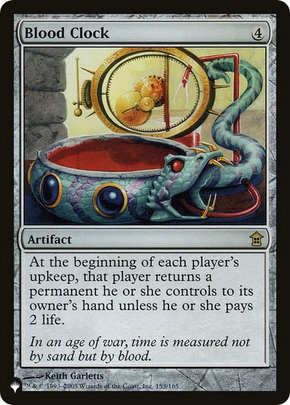 Blood Clock, The List Reprints 153/165