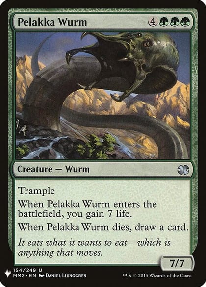 Pelakka Wurm, The List Reprints 154