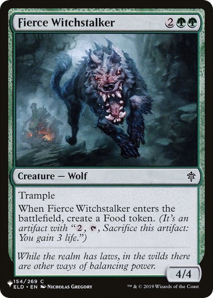 Fierce Witchstalker, The List Reprints 154/269