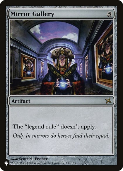 Mirror Gallery, The List Reprints 154/165