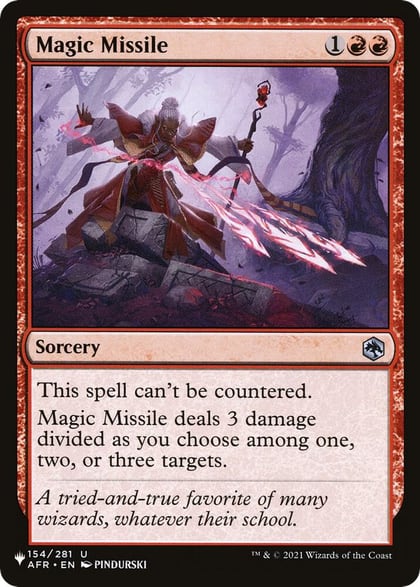 Magic Missile, The List Reprints 154/281