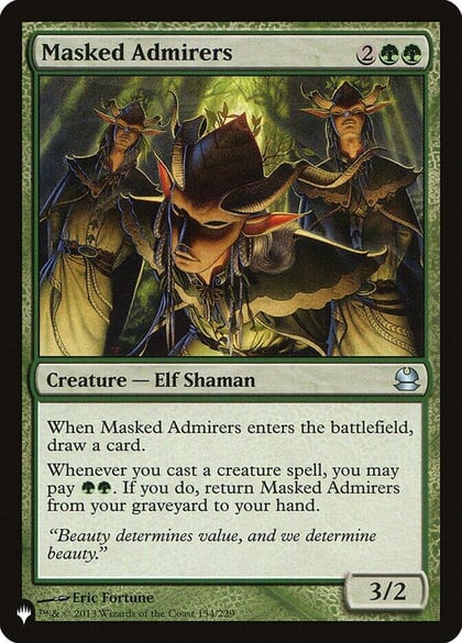 Masked Admirers, The List Reprints 154/229