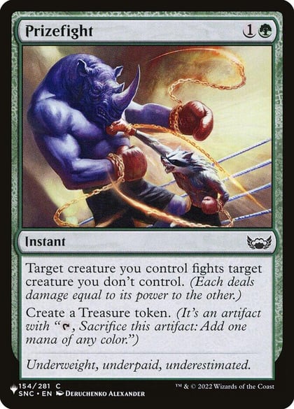 Prizefight, The List Reprints 154/281