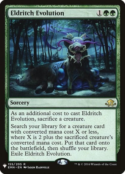 Eldritch Evolution, The List Reprints 155