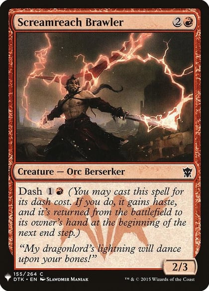 Screamreach Brawler, The List Reprints 155