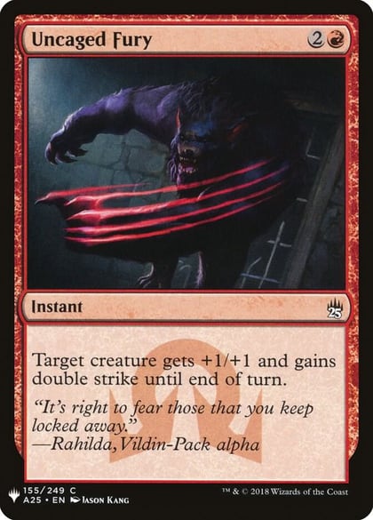 Uncaged Fury, The List Reprints 155