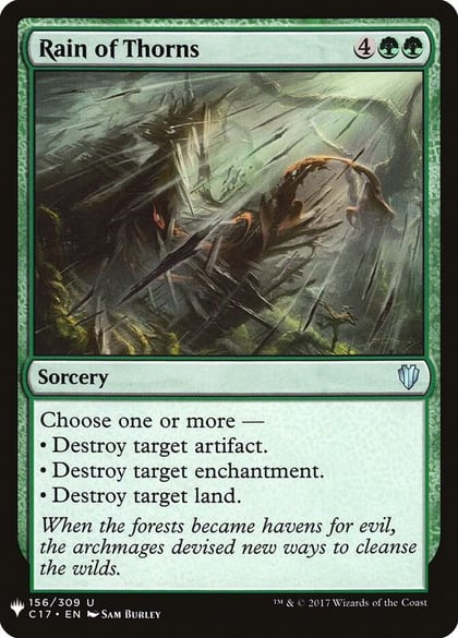 Rain of Thorns, The List Reprints 156