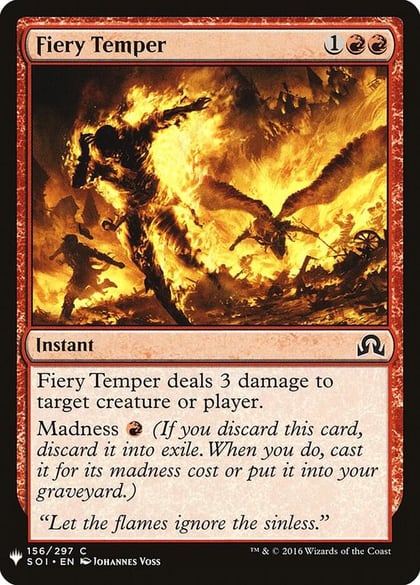 Fiery Temper, The List Reprints 156