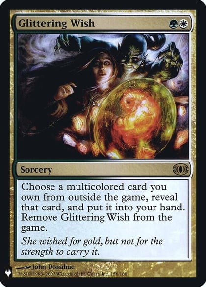 Glittering Wish, The List Reprints 156